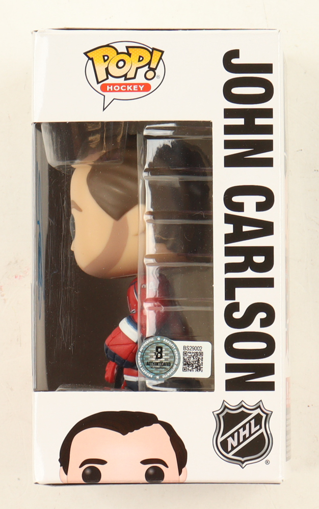 John Carlson Signed Capitals #60 Funko Pop! Vinyl Figure (Beckett) at PristineAuction.com John Carlson Signed Capitals #60 Funko Pop! Vinyl Figure (Beckett) at PristineAuction.com