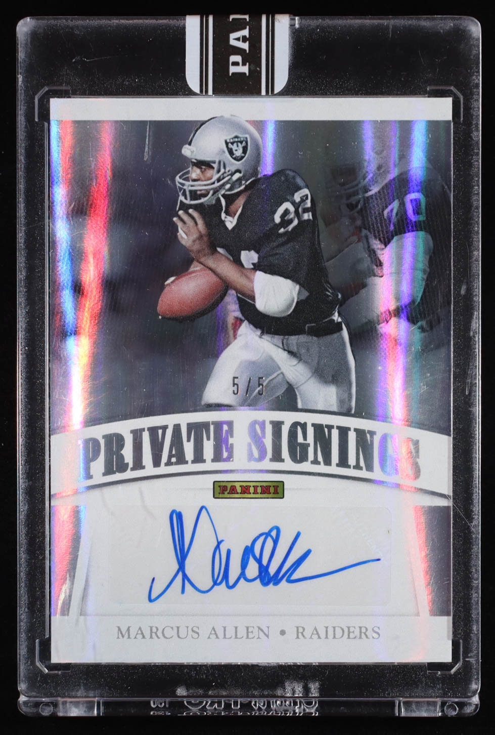 Marcus Allen 2017 Panini Super Bowl LI Private Signings #MA #5/5 at PristineAuction.com Marcus Allen 2017 Panini Super Bowl LI Private Signings #MA #5/5 at PristineAuction.com