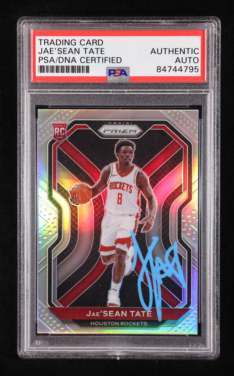 Jae'Sean Tate Signed 2020-21 Panini Chronicles Silver #504 RC (PSA Authentic) at PristineAuction.com Jae'Sean Tate Signed 2020-21 Panini Chronicles Silver #504 RC (PSA Authentic) at PristineAuction.com
