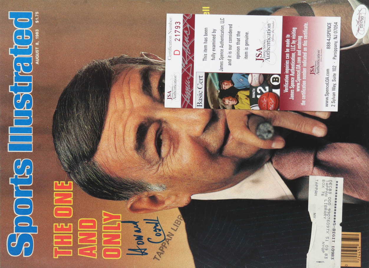 Howard Cosell Signed "Sports Illustrated" Magazine (JSA) at PristineAuction.com Howard Cosell Signed "Sports Illustrated" Magazine (JSA) at PristineAuction.com