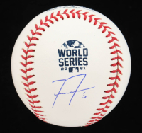 Freddy Freeman Signed 2021 World Series Logo Baseball (Beckett) at PristineAuction.com