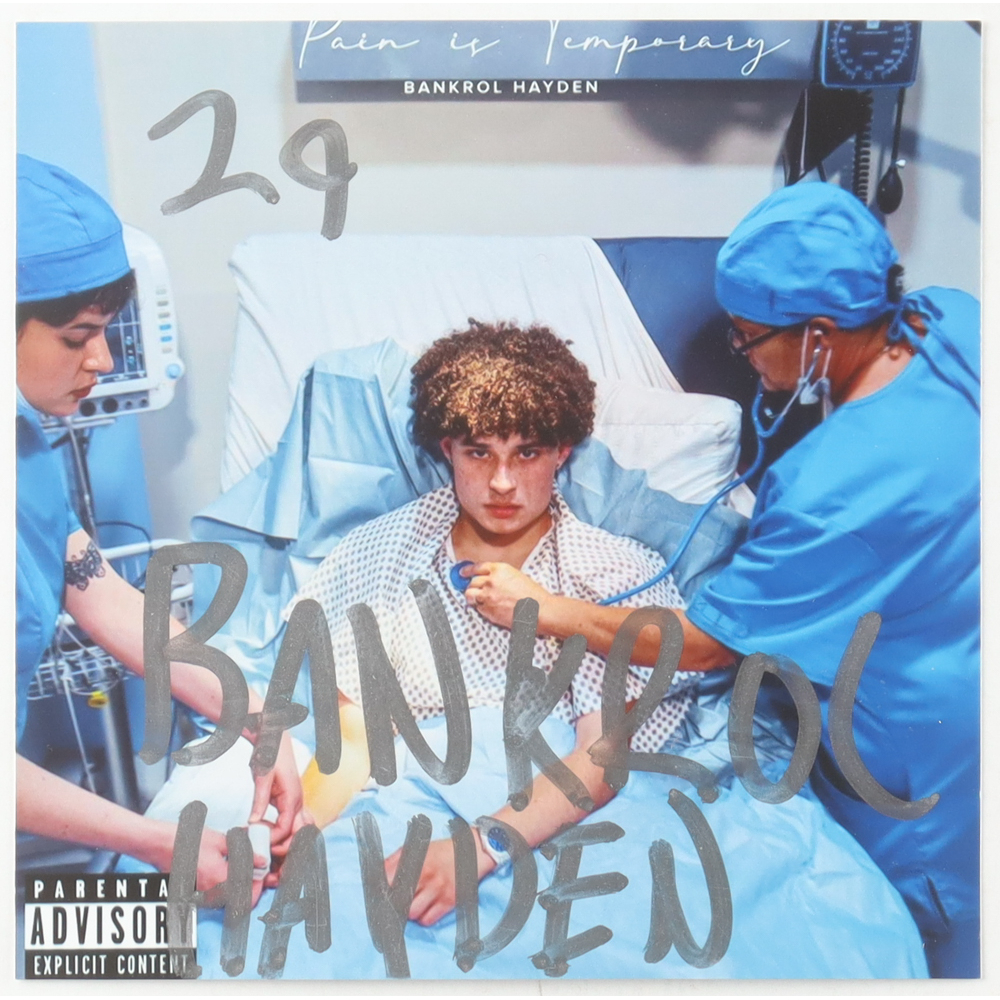 Bankrol Hayden Signed 4x4 Photo Inscribed "29" (PSA) at PristineAuction.com