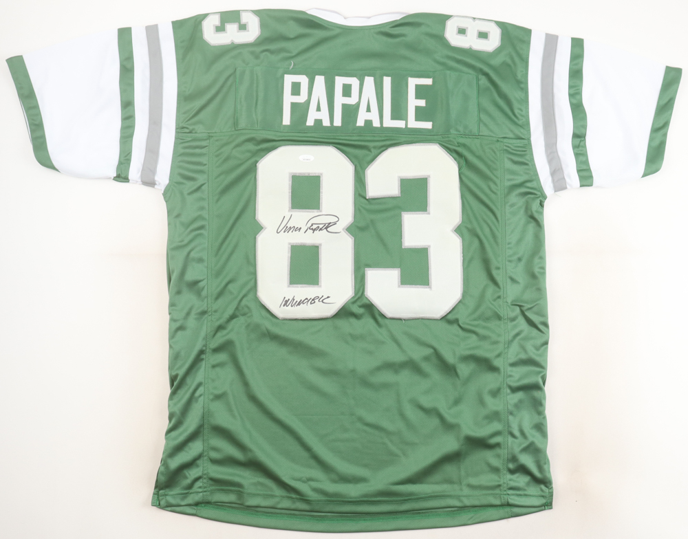 Vince Papale Signed Jersey Inscribed "Invincible" (JSA) at PristineAuction.com Vince Papale Signed Jersey Inscribed "Invincible" (JSA) at PristineAuction.com