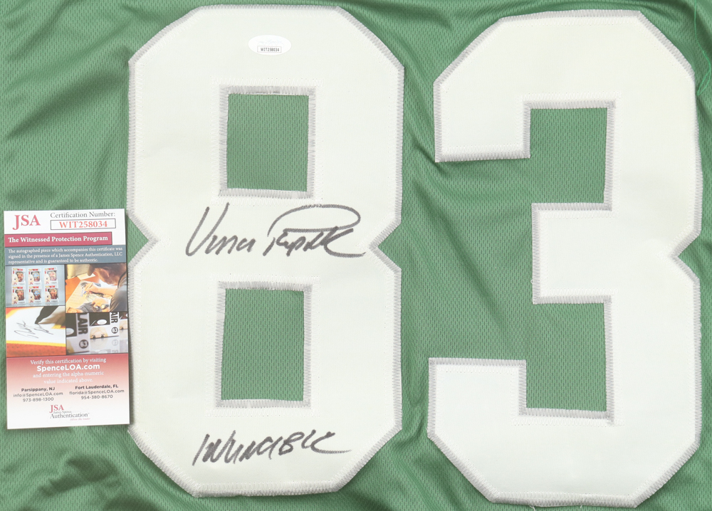 Vince Papale Signed Jersey Inscribed "Invincible" (JSA) at PristineAuction.com Vince Papale Signed Jersey Inscribed "Invincible" (JSA) at PristineAuction.com