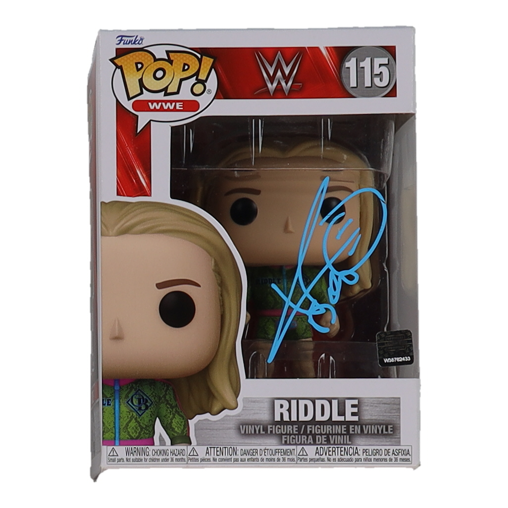 Matt Riddle Signed WWE #115 Funko Pop! Vinyl Figure (JSA) at PristineAuction.com Matt Riddle Signed WWE #115 Funko Pop! Vinyl Figure (JSA) at PristineAuction.com