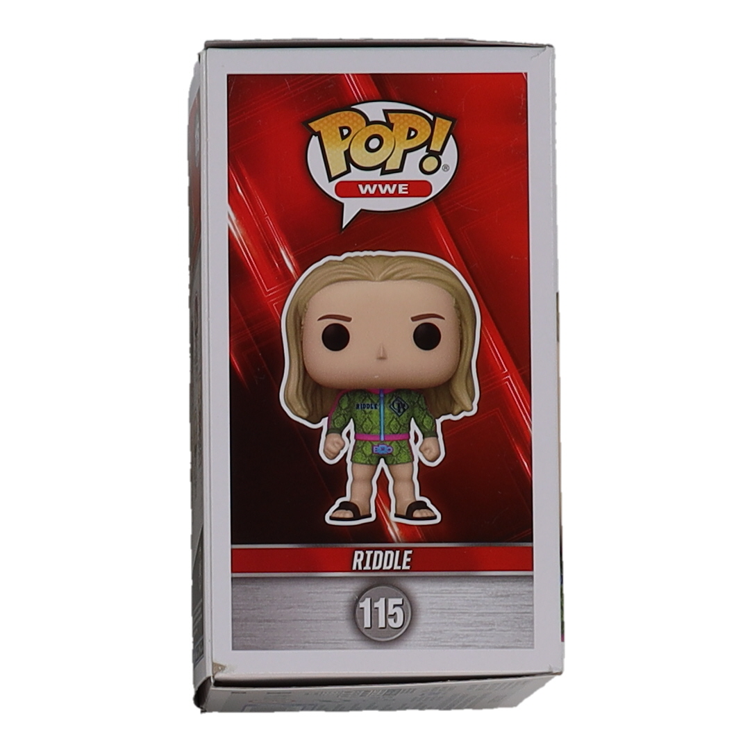 Matt Riddle Signed WWE #115 Funko Pop! Vinyl Figure (JSA) at PristineAuction.com Matt Riddle Signed WWE #115 Funko Pop! Vinyl Figure (JSA) at PristineAuction.com