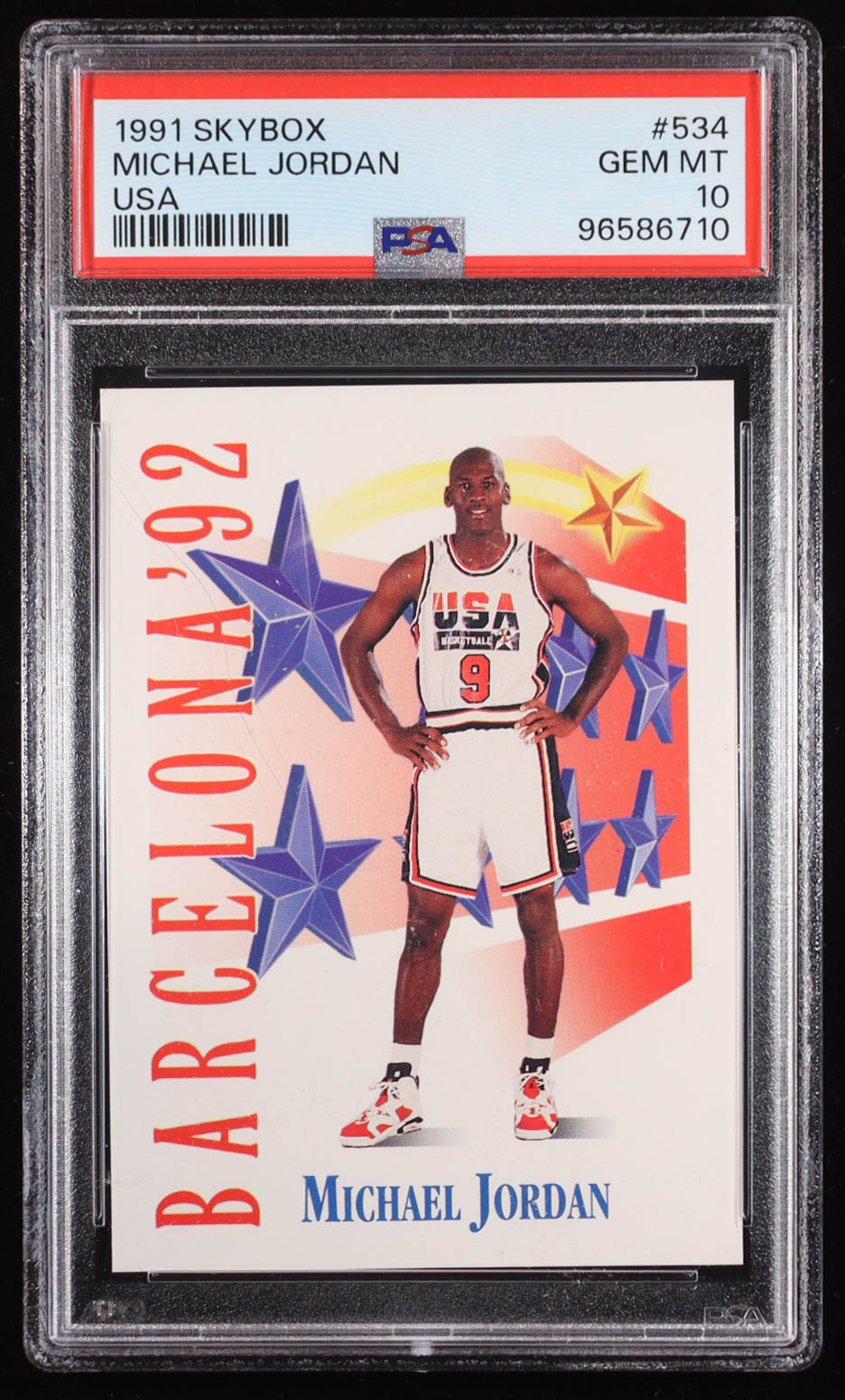 Michael Jordan 1991-92 SkyBox #534 (PSA 10) at PristineAuction.com Michael Jordan 1991-92 SkyBox #534 (PSA 10) at PristineAuction.com
