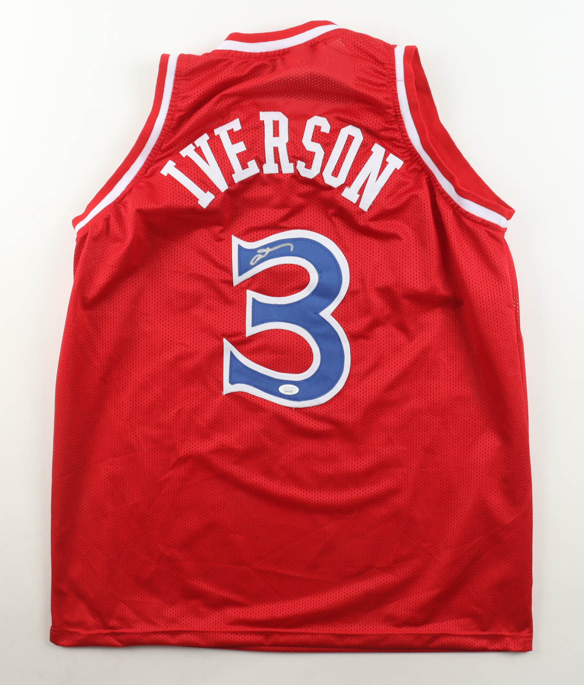 Allen Iverson Signed Jersey (JSA) at PristineAuction.com Allen Iverson Signed Jersey (JSA) at PristineAuction.com