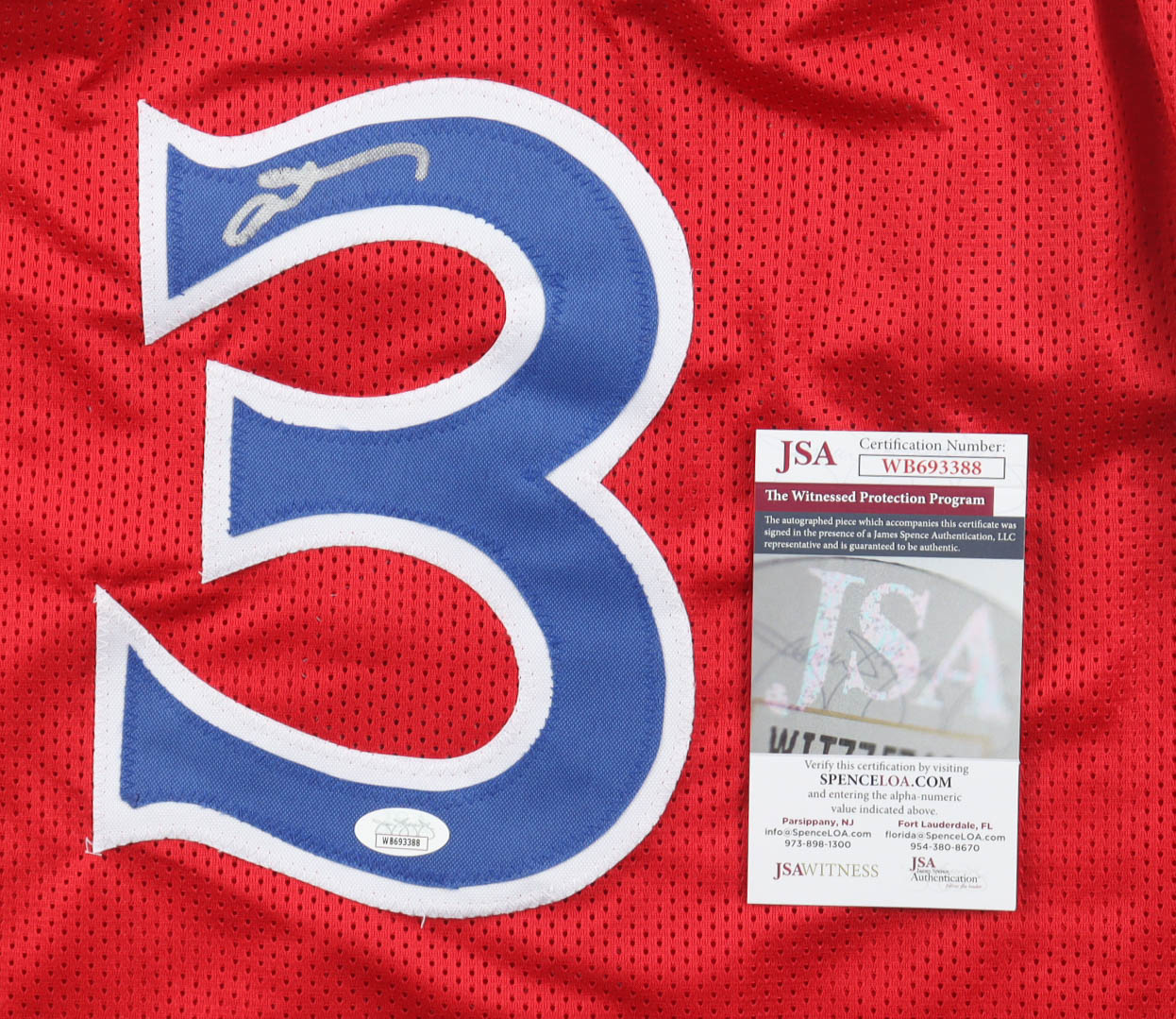 Allen Iverson Signed Jersey (JSA) at PristineAuction.com Allen Iverson Signed Jersey (JSA) at PristineAuction.com