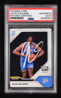 Jalen Williams Signed 2022-23 Panini Instant RPS First Look #RPS11 RC (PSA Authentic) at PristineAuction.com