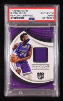 Buddy Hield Signed 2018 Panini Immaculate Collection #SW-BHD #25/49 (PSA Authentic) at PristineAuction.com