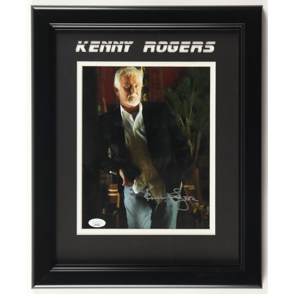 KENNY ROGERS signed autographed photo close up COA Hologram main image 1