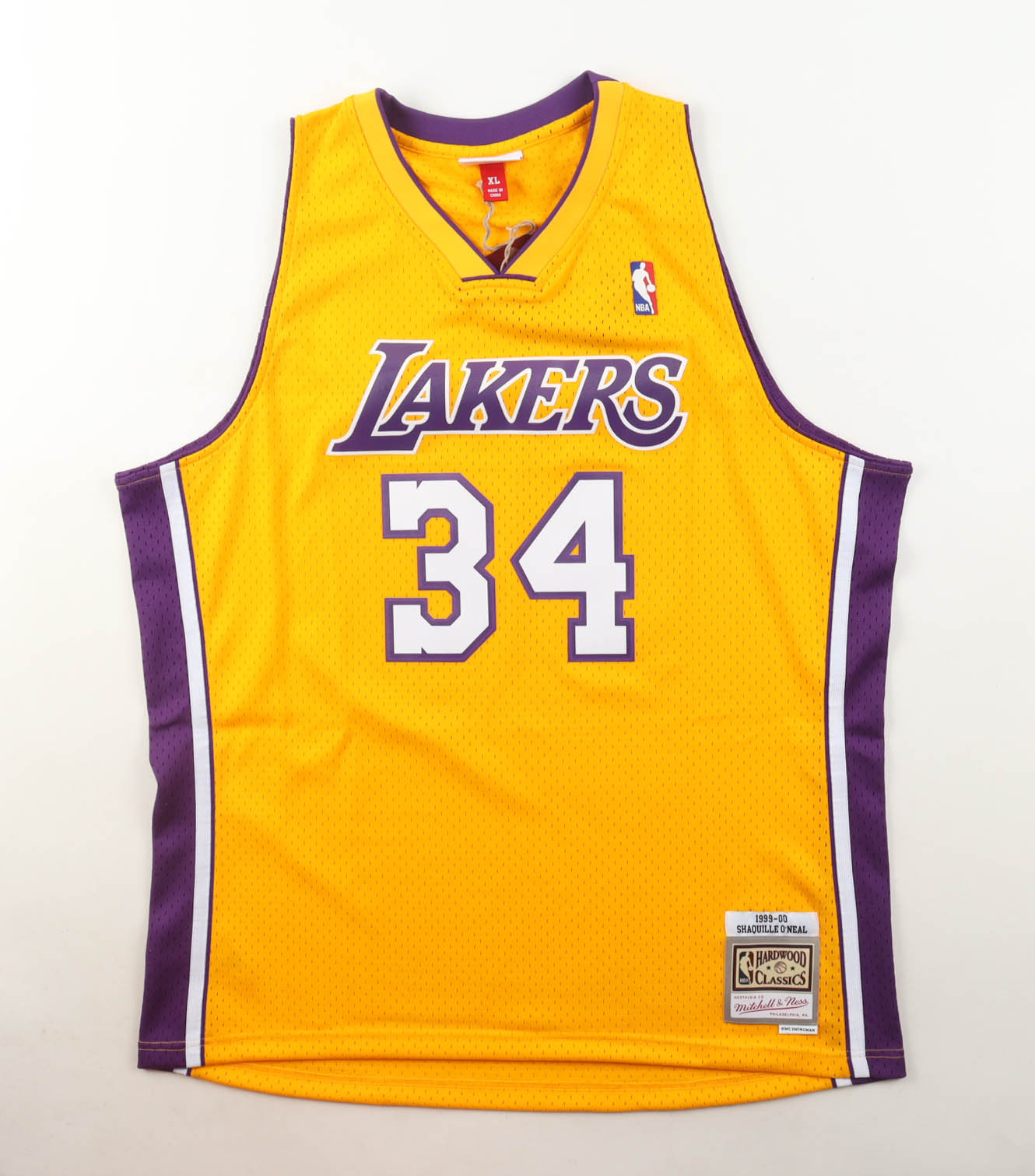 Shaquille O'Neal Signed Lakers Mitchell & Ness Authentic Jersey (Schwartz) at PristineAuction.com Shaquille O'Neal Signed Lakers Mitchell & Ness Authentic Jersey (Schwartz) at PristineAuction.com