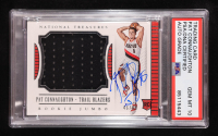 Pat Connaughton Signed 2015-16 Panini National Treasures Rookie Jumbo Materials #35 #46/99 RC (PSA 10) at PristineAuction.com