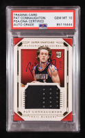 Pat Connaughton Signed 2015-16 Panini National Treasures Super Swatches Rookies #10 #15/99 RC (PSA 10) at PristineAuction.com