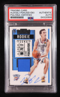 Aleksej Pokusevski Signed 2020-21 Panini Contenders Rookie Ticket Swatches #37 RC (PSA Authentic) at PristineAuction.com