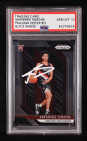 Anfernee Simons Signed 2018-19 Panini Prizm #61 RC (PSA 10) at PristineAuction.com