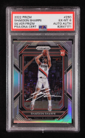 Shaedon Sharpe Signed 2022-23 Panini Prizm Prizms Silver #250 RC (PSA 6) at PristineAuction.com
