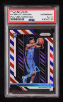 Mo Bamba Signed 2018-19 Panini Prizm Prizms Red White and Blue #99 RC (PSA Authentic) at PristineAuction.com
