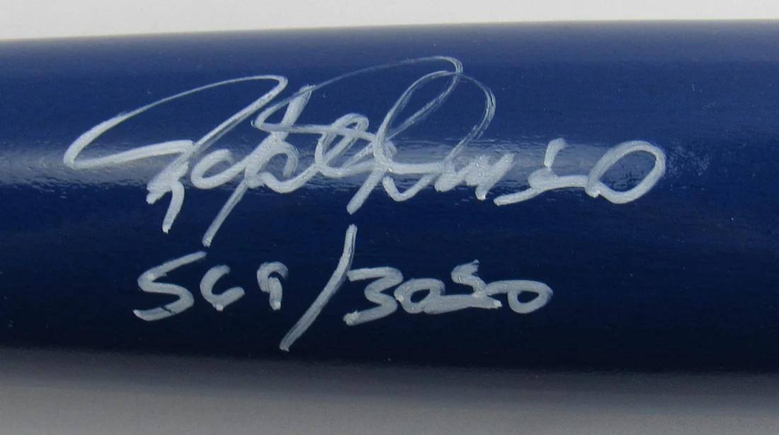 Rafael Palmeiro Signed Cooperstown Bat Co. Commemorative Baseball Bat Inscribed "569/3020" (JSA) at PristineAuction.com Rafael Palmeiro Signed Cooperstown Bat Co. Commemorative Baseball Bat Inscribed "569/3020" (JSA) at PristineAuction.com
