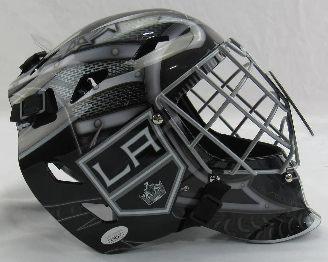 Jonathan Quick Signed Kings Full-Size Helmet (JSA) at PristineAuction.com Jonathan Quick Signed Kings Full-Size Helmet (JSA) at PristineAuction.com