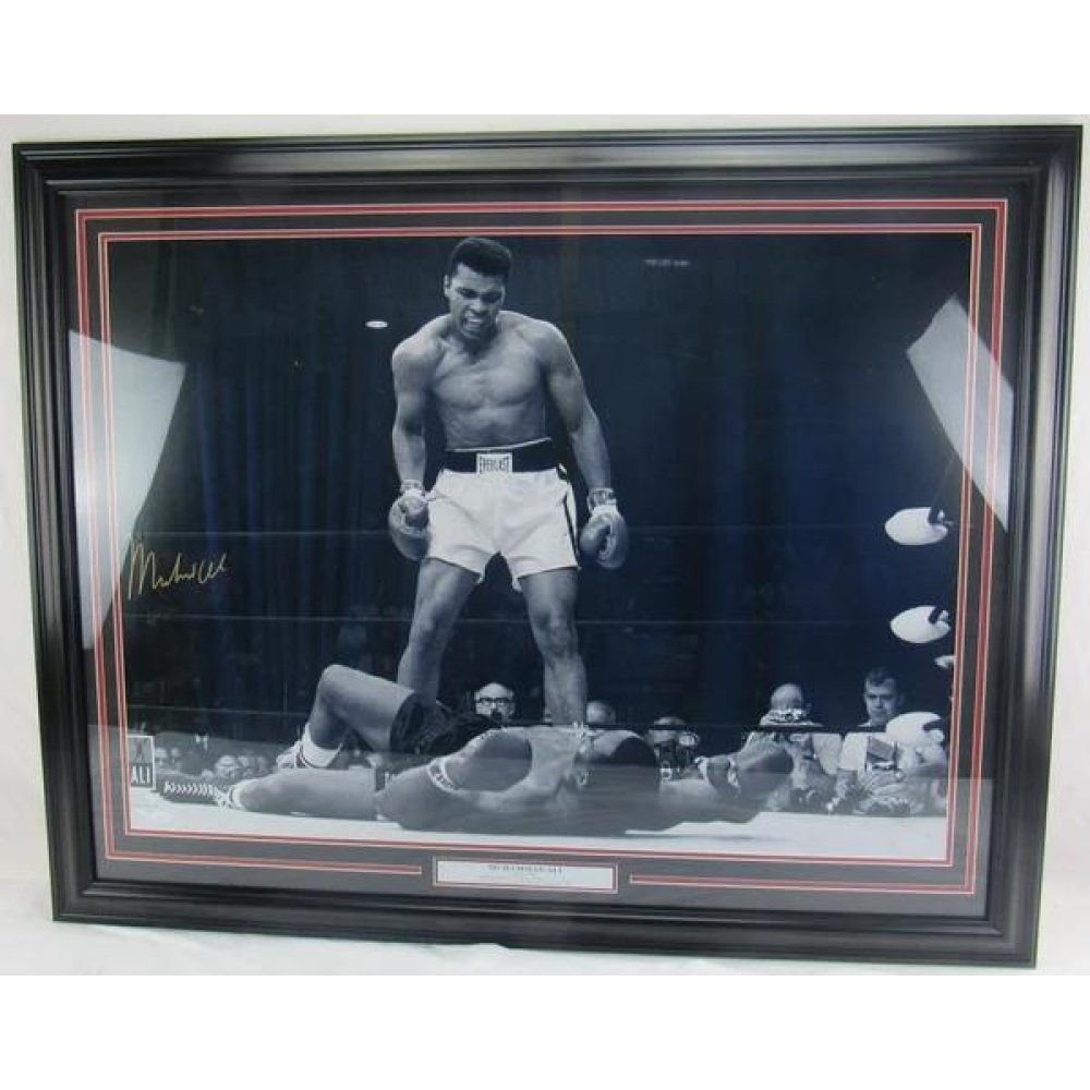 Muhammad Ali Signed Custom Framed Photo (JSA) | Pristine Auction