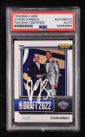 Dyson Daniels Signed 2022-23 Panini Instant Draft Night #DN8 RC (PSA Authentic) at PristineAuction.com