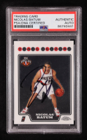 Nicolas Batum Signed 2008-09 Topps Chrome #218 RC (PSA Authentic) at PristineAuction.com