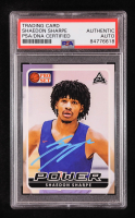 Shaedon Sharpe Signed 2022 Leaf Pro Set Power #PSB-07 RC (PSA Authentic) at PristineAuction.com