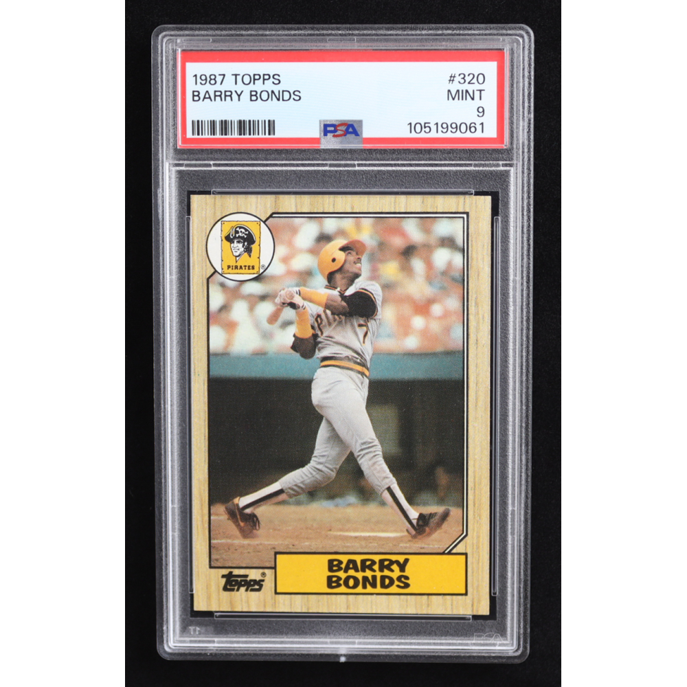 Barry Bonds 1987 Topps #320 RC (PSA 9) at PristineAuction.com