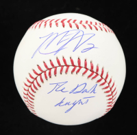 Matt Harvey Signed OML Baseball Inscribed "The Dark Knight" (MLB & Steiner) at PristineAuction.com