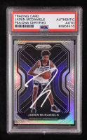 Jaden McDaniels Signed 2020-21 Panini Prizm Prizms Silver #277 RC (PSA Authentic) at PristineAuction.com