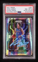 Josh Giddey Signed 2021-22 Panini Prizm Prizms Hyper #301 RC (PSA 8) at PristineAuction.com