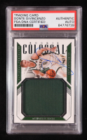 Donte DiVincenzo Signed 2018-19 Panini National Treasures Colossal Rookie Materials #16 #56/99 RC (PSA Authentic) at PristineAuction.com