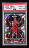 Alperen Sengun Signed 2021-22 Panini Prizm Prizms Ice #318 RC (PSA 10) at PristineAuction.com