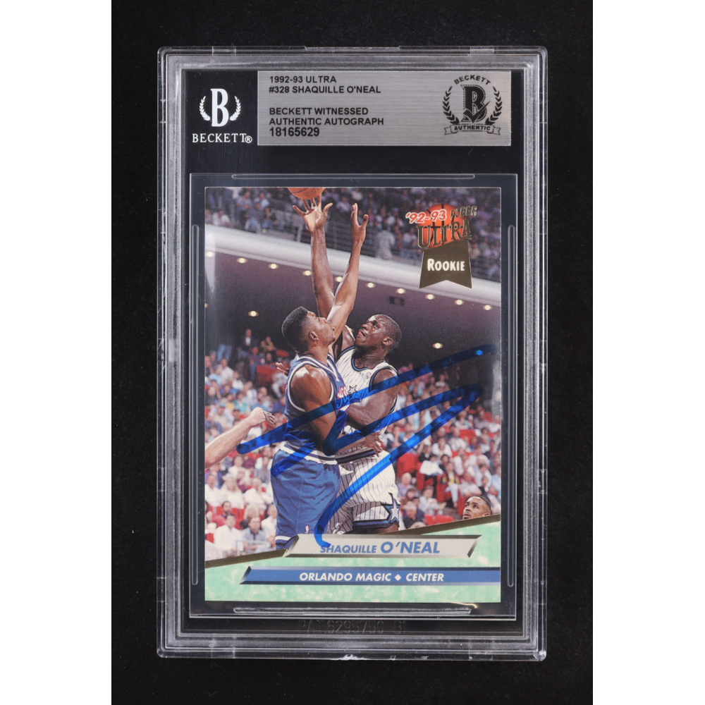 Shaquille O'Neal Signed 1992-93 Ultra #328 RC (BGS) at PristineAuction.com