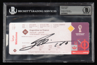 Lionel Messi Signed Replica Ticket (BGS) at PristineAuction.com