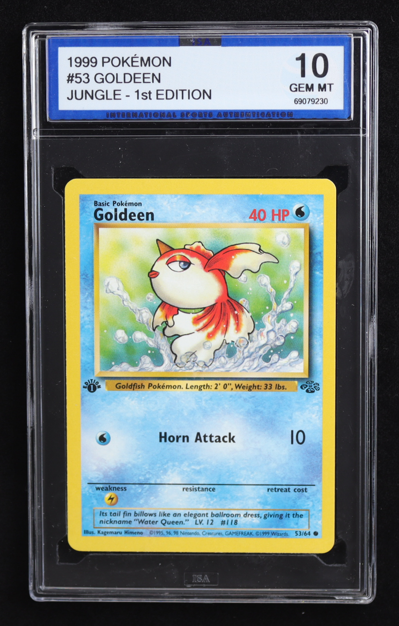Goldeen Pokemon 1999 Jungle #53 (ISA 10) at PristineAuction.com Goldeen Pokemon 1999 Jungle #53 (ISA 10) at PristineAuction.com
