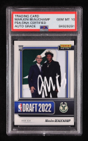 MarJon Beauchamp Signed 2022-23 Panini Instant Draft Night #DN20 RC (PSA 10) at PristineAuction.com