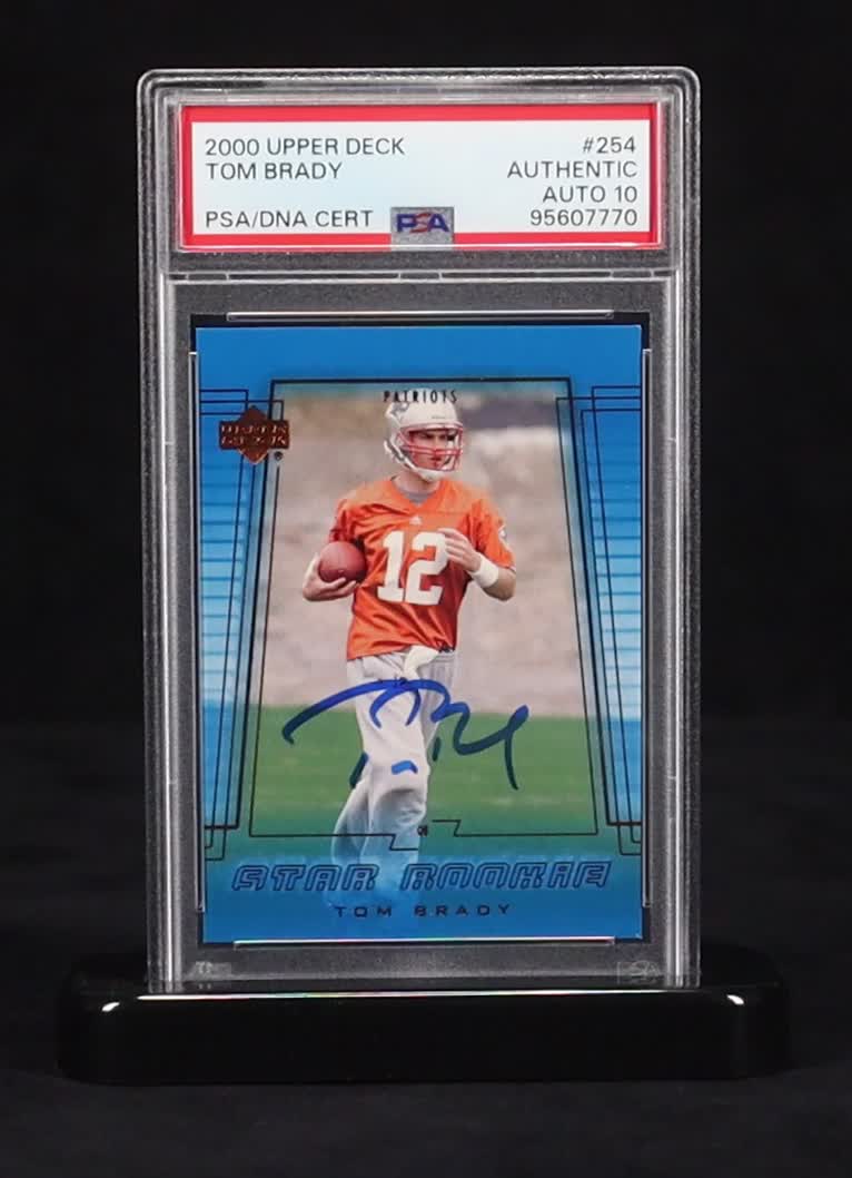 Tom Brady Signed 2000 Upper Deck #254 RC (PSA | Auto 10) at PristineAuction.com Tom Brady Signed 2000 Upper Deck #254 RC (PSA | Auto 10) at PristineAuction.com