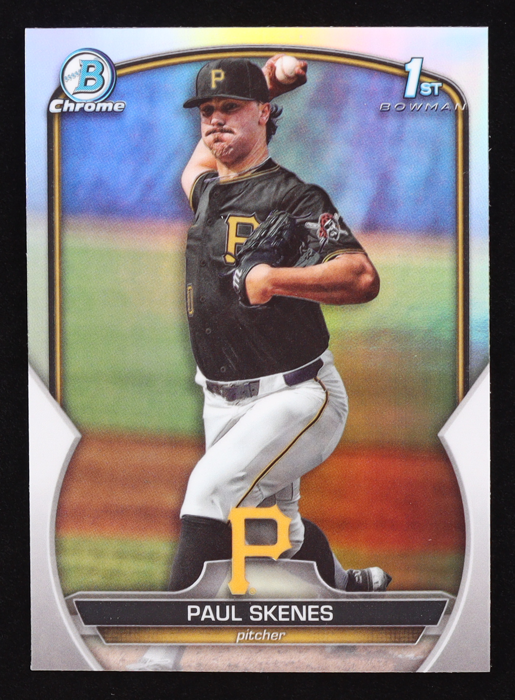 Paul Skenes 2023 Bowman Chrome Draft Refractors #BDC14 RC at PristineAuction.com Paul Skenes 2023 Bowman Chrome Draft Refractors #BDC14 RC at PristineAuction.com