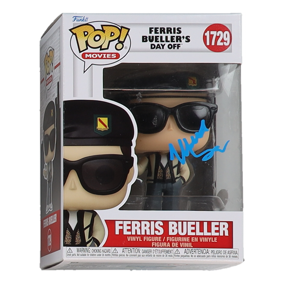 Matthew Broderick Signed "Ferris Bueller's Day Off" #1729 Ferris Bueller Funko Pop! Vinyl Figure (JSA) at PristineAuction.com Matthew Broderick Signed "Ferris Bueller's Day Off" #1729 Ferris Bueller Funko Pop! Vinyl Figure (JSA) at PristineAuction.com
