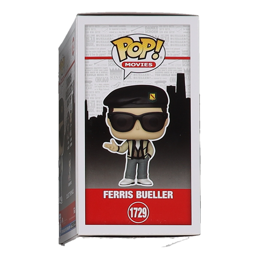 Matthew Broderick Signed "Ferris Bueller's Day Off" #1729 Ferris Bueller Funko Pop! Vinyl Figure (JSA) at PristineAuction.com Matthew Broderick Signed "Ferris Bueller's Day Off" #1729 Ferris Bueller Funko Pop! Vinyl Figure (JSA) at PristineAuction.com