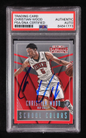 Christian Wood Signed 2015-16 Panini Contenders Draft Picks School Colors #10 (PSA Authentic) at PristineAuction.com