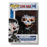 Frank Grillo Signed "Marvel - Captain America: Civil War" #140 Crossbones (Battle Damage) Bobble-Head Funko Pop! Vinyl Figure (AutographCOA) at PristineAuction.com