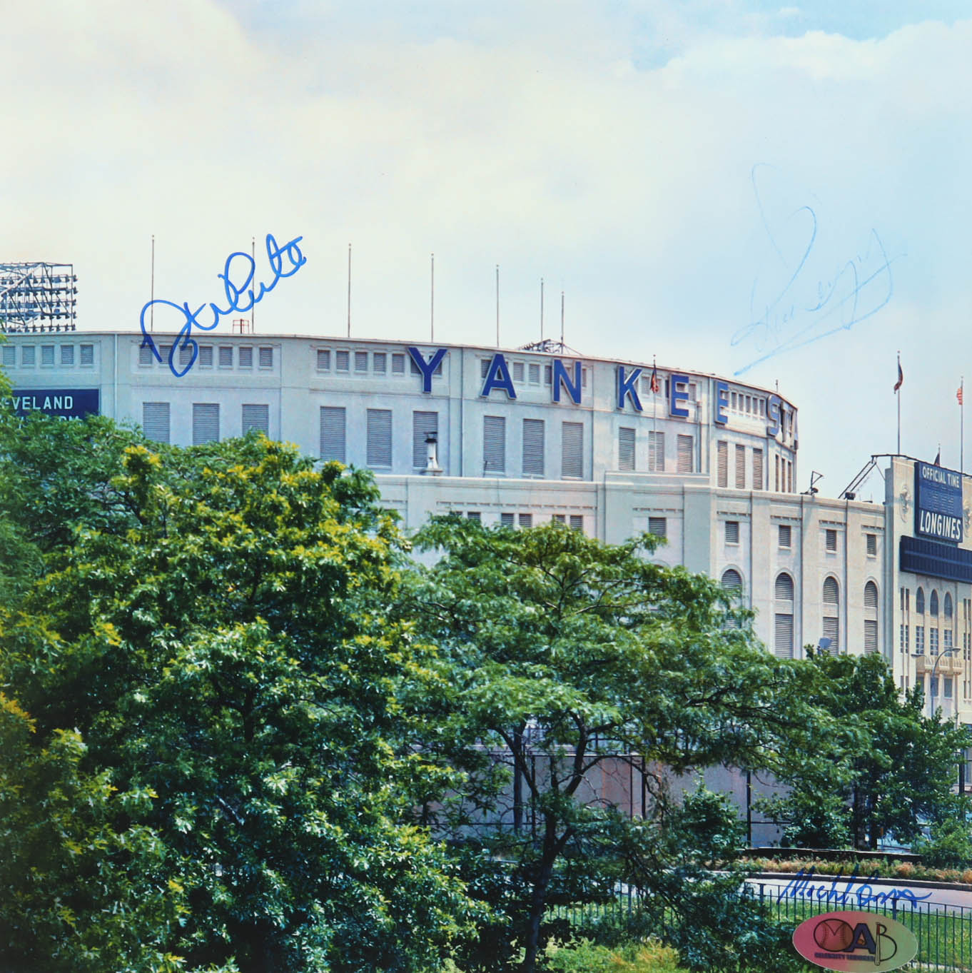 Roy White & Rick Dempsey Signed Yankees 12x12 Photo (MAB) at PristineAuction.com Roy White & Rick Dempsey Signed Yankees 12x12 Photo (MAB) at PristineAuction.com
