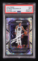 Patrick Baldwin Jr Signed 2022-23 Panini Prizm Prizms Pulsar #242 RC (PSA 7) at PristineAuction.com