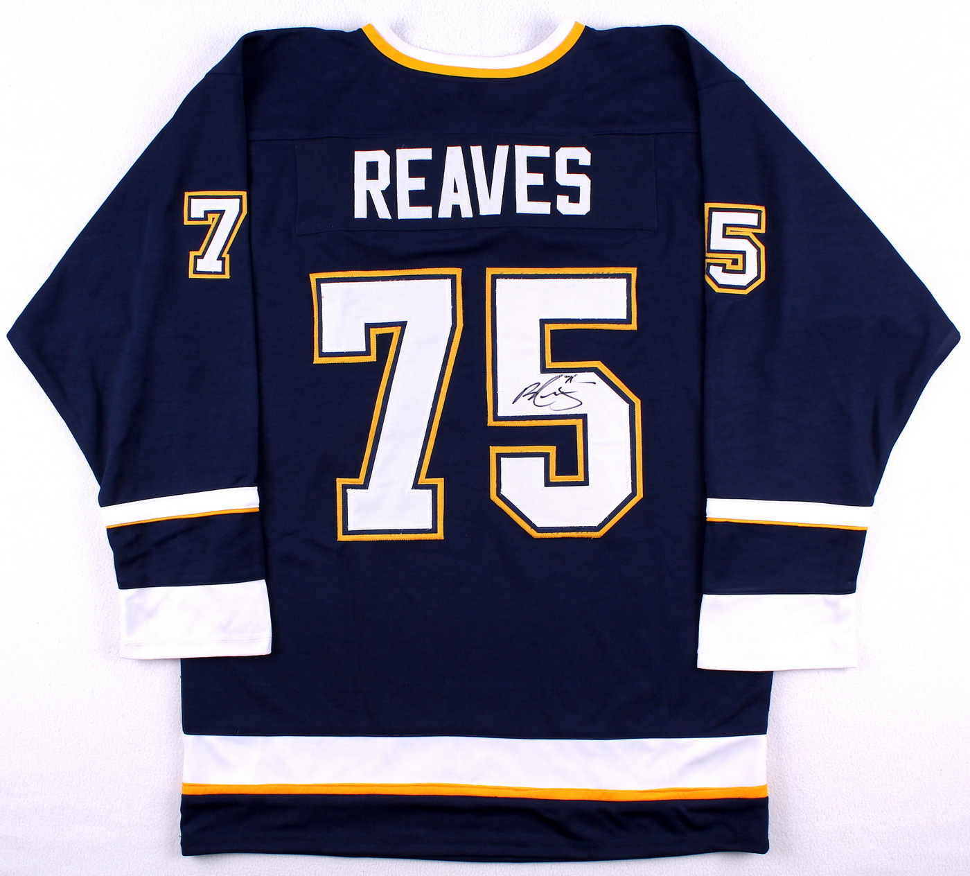 Ryan Reaves Signed Blues Jersey (PA LOA) | Pristine Auction