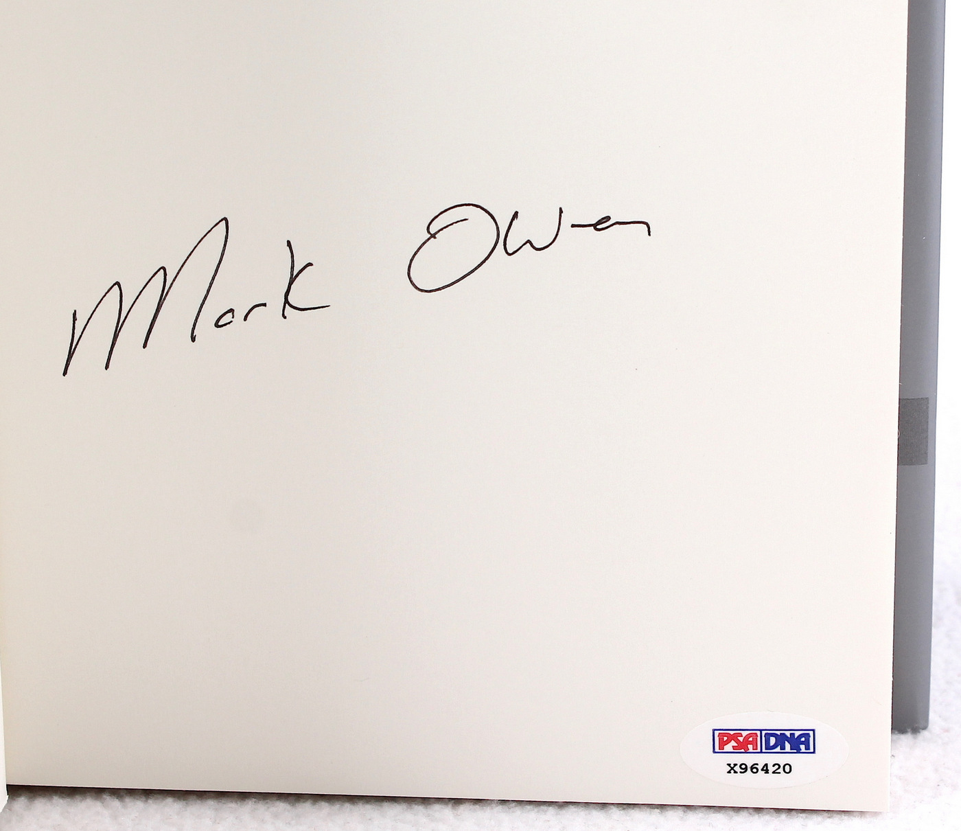Mark Owen Signed "No Hero" Hardcover Book (PSA COA) at PristineAuction.com Mark Owen Signed "No Hero" Hardcover Book (PSA COA) at PristineAuction.com