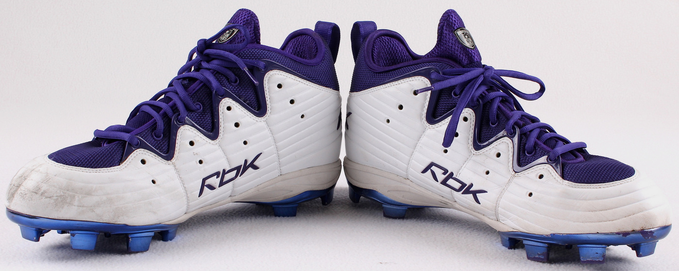 Pair of (2) Ray Lewis Signed RDX Game-Used Nike Cleats (JSA COA) at PristineAuction.com Pair of (2) Ray Lewis Signed RDX Game-Used Nike Cleats (JSA COA) at PristineAuction.com